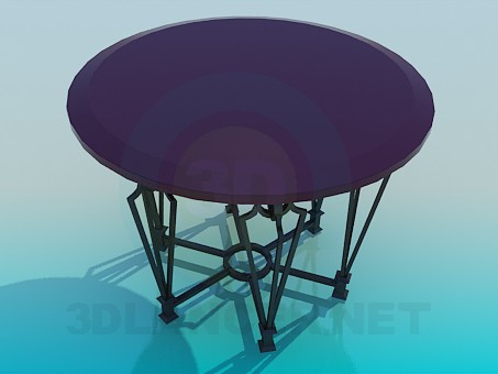 3d model Bar table - preview