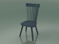 Chaise à dossier haut (21, bleu)