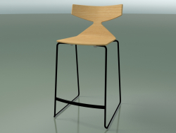 Tabouret de bar empilable 3703 (Chêne naturel, V39)