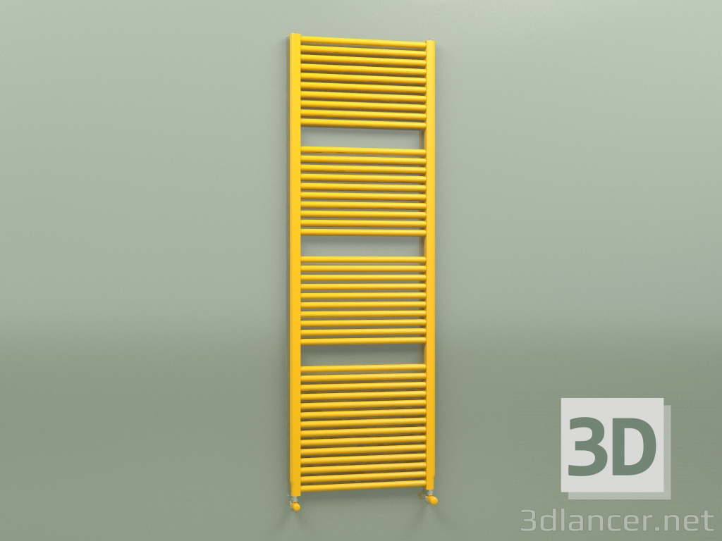 modello 3D Scaldasalviette NOVO (1808x600, Giallo melone - RAL 1028) - anteprima