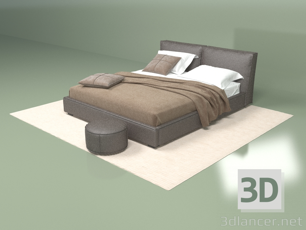 3D Modell Doppelbett Toronto - Vorschau