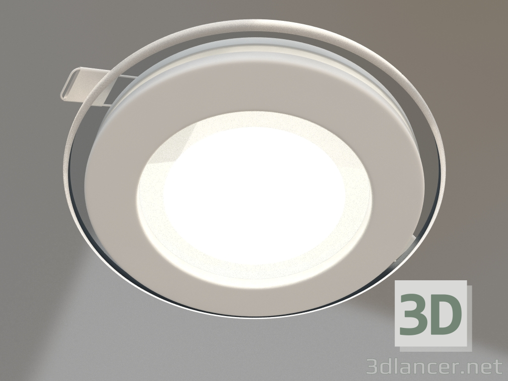 modèle 3D Panneau LED LT-R96WH 6W Blanc Jour 120deg - preview