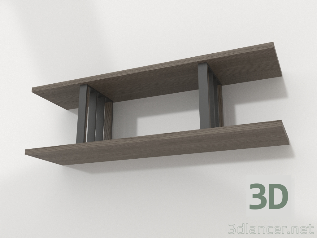 3d model Shelf (dark) - preview