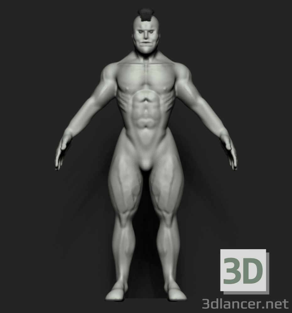 3d model Human - preview