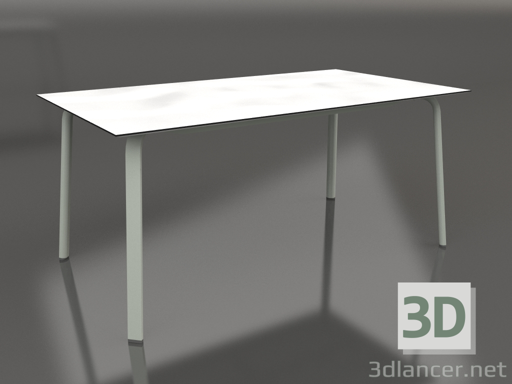 modèle 3D Table à manger 160 (Gris ciment) - preview