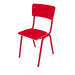 modèle 3D Chaise Rentrée Scolaire HPL (Rouge) - preview