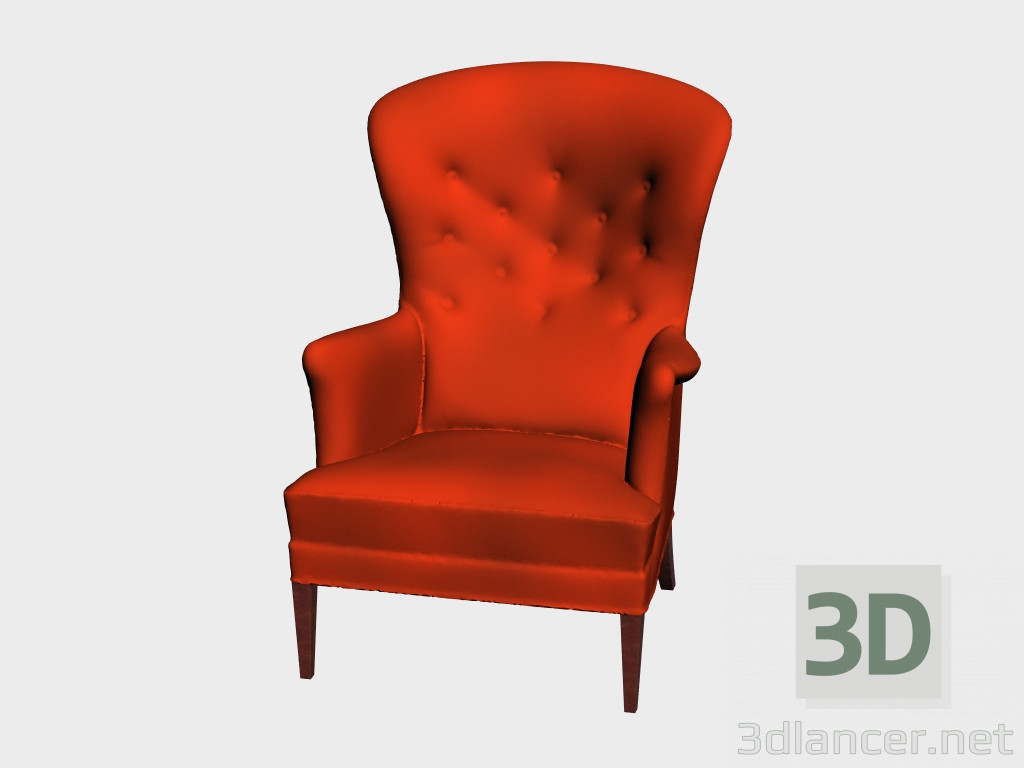 modèle 3D Fauteuil du patrimoine - preview