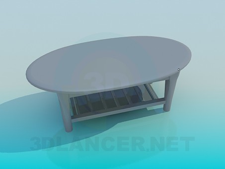 3D Modell Couchtisch - Vorschau