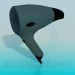 3d model Hairdryer - preview