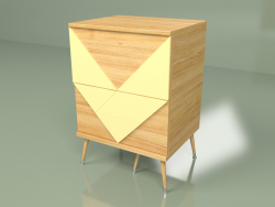 Bedside table Woo Twins (yellow ocher)