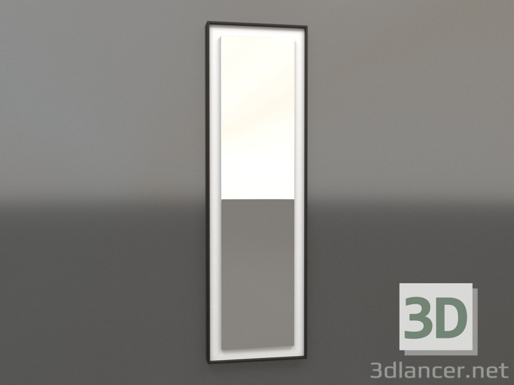 3d модель Дзеркало ZL 18 (450x1500, white, wood brown dark) – превью