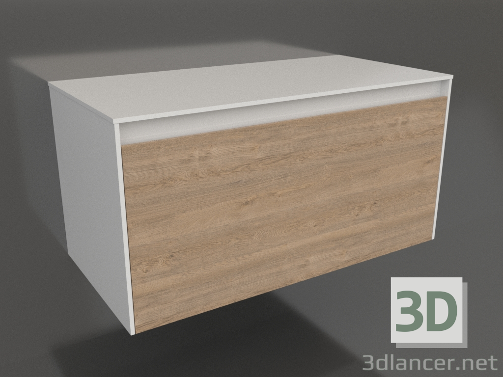 3d model Hanging cabinet 100 cm (MOB0110W+MOB0710DB) - preview