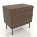 Modelo 3d Mesa de cabeceira STAND METAL 600x400 mm (nogueira de freixo clareada) - preview