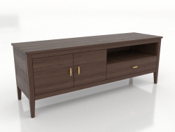 Meuble TV 2 1500 mm (noyer foncé)