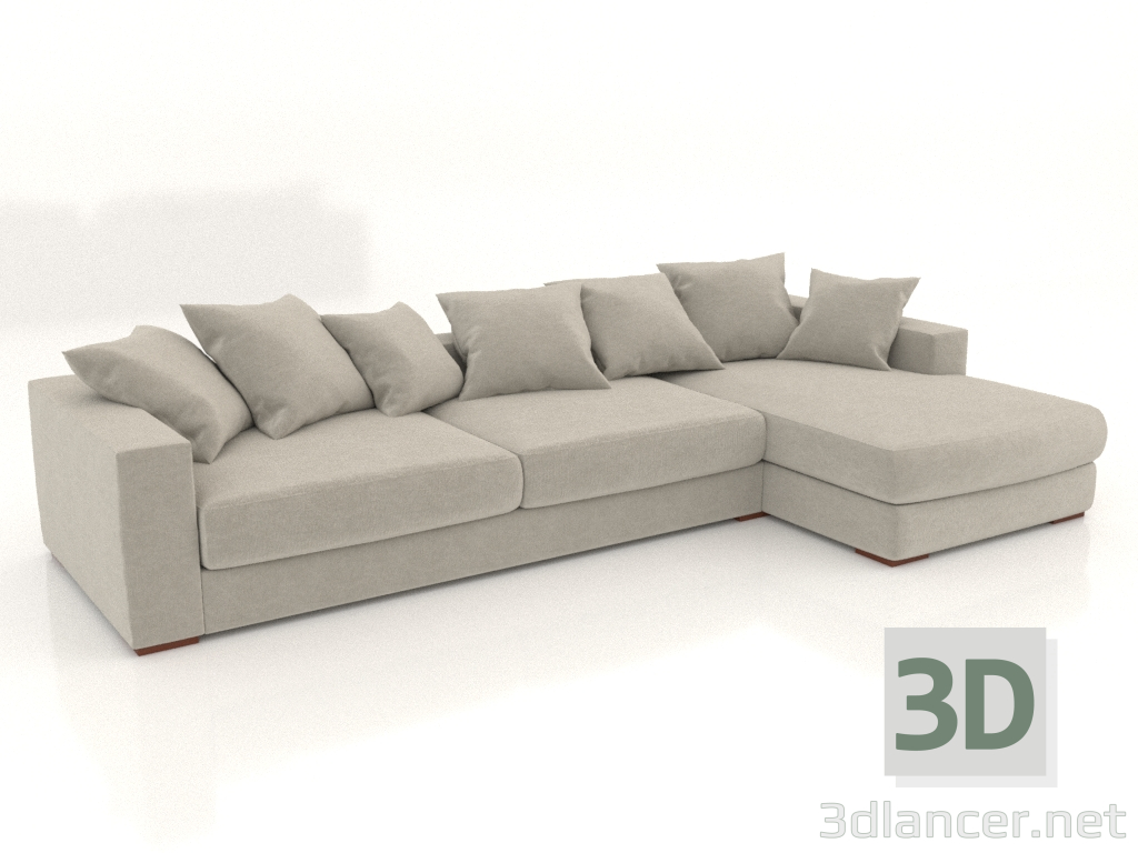 3d model Sofa bed Sherna corner 327 cm - preview 3d model Sofa bed Sherna corner 327 cm - preview