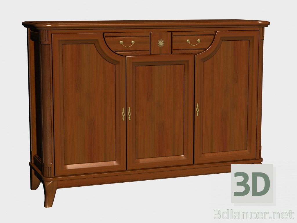 3d model Buffet 3D1S (7420-04) - preview