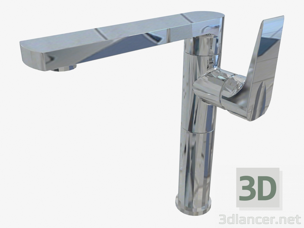 modello 3D Rubinetto per lavabo con rivestimento rialzato Gardenia (BEG 021K) - anteprima