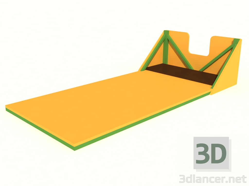 3d модель Смуга перешкод (окоп) (7833) – превью