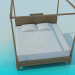 Modelo 3d Cama de casal - preview