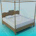 Modelo 3d Cama de casal - preview