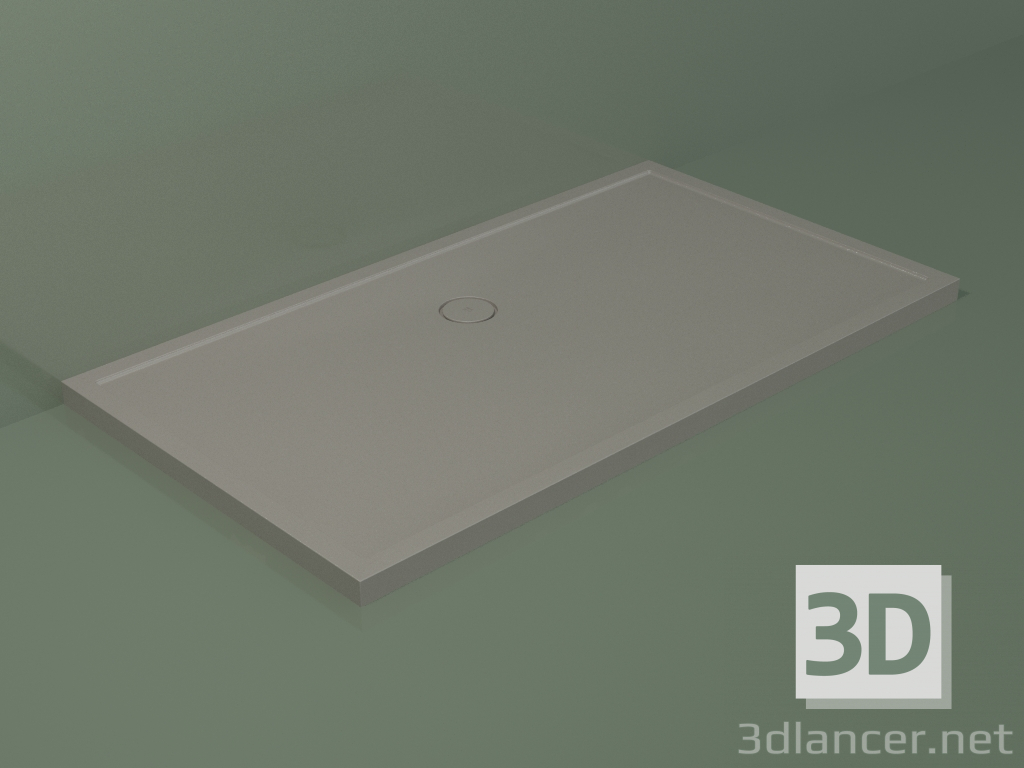 Modelo 3d Base de duche Medio (30UM0144, Clay C37, 180x100 cm) - preview