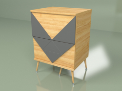 Bedside table Woo Twins (dark gray)