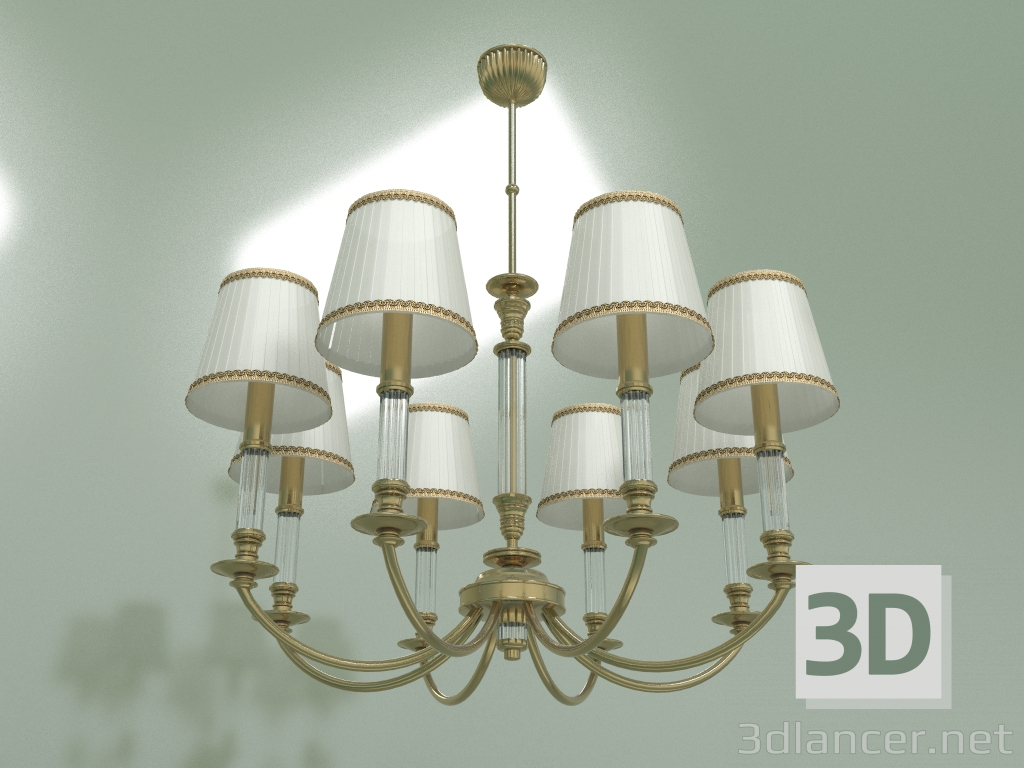 modello 3D Lampadario NAPOLI NAP-ZW-8 (ZA) - anteprima