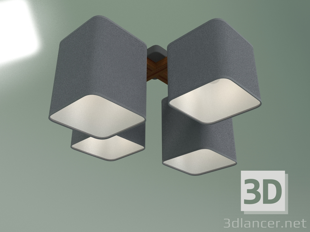 3d model Plafón 4166 Tora Gris - vista previa