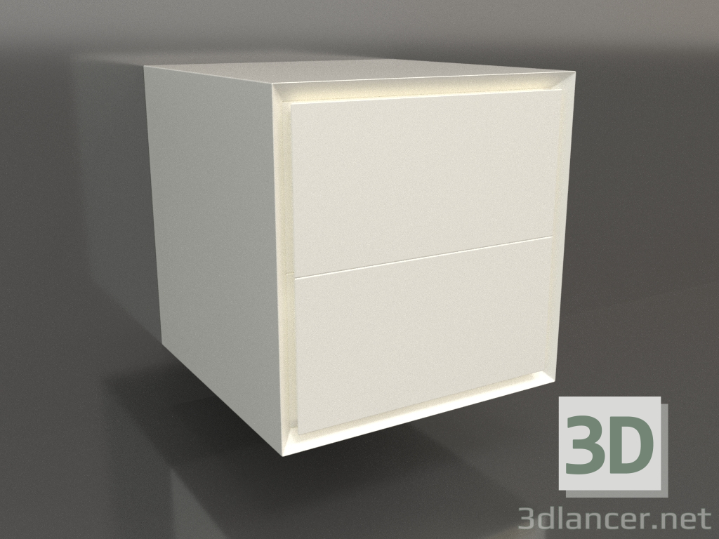 Modelo 3d Armário TM 011 (400x400x400, cor plástica branca) - preview