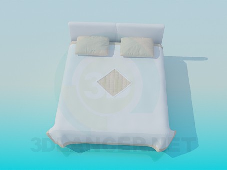 Modelo 3d Cama - preview