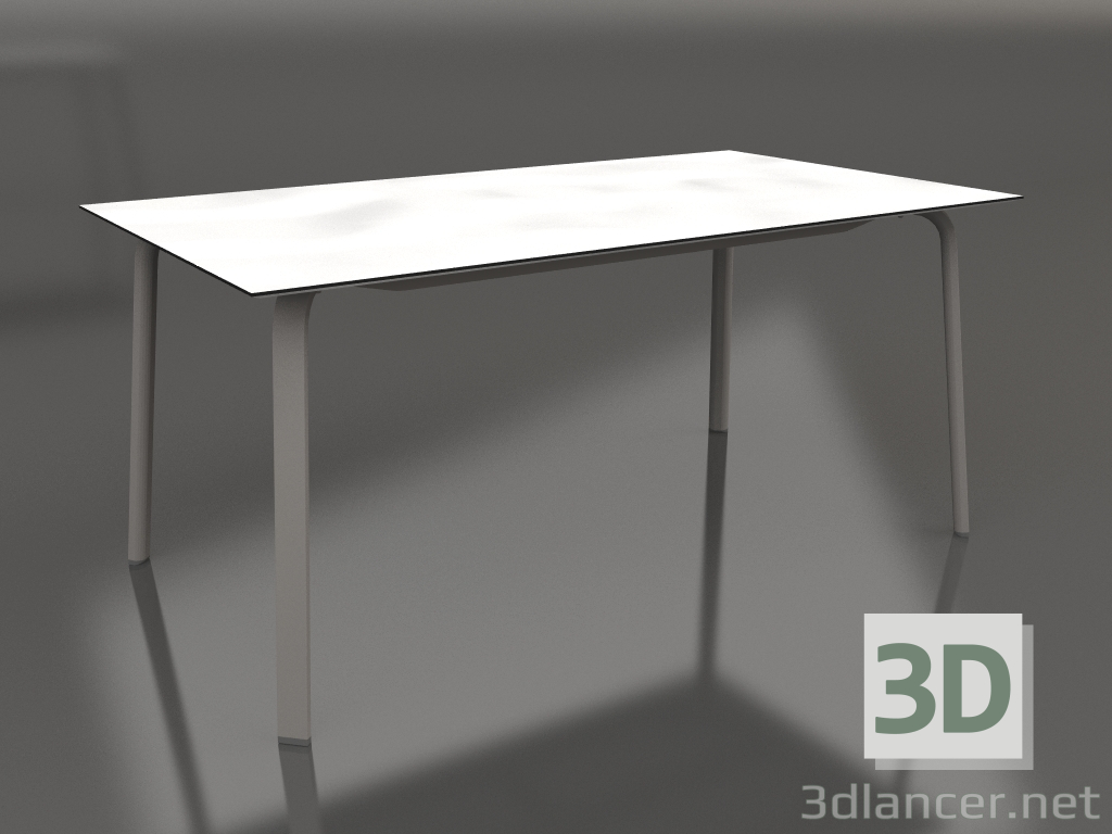 3d model Dining table 160 (Quartz gray) - preview