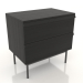 Modelo 3d Mesa de cabeceira STAND METAL 600x400 mm (preto RAL 9005) - preview