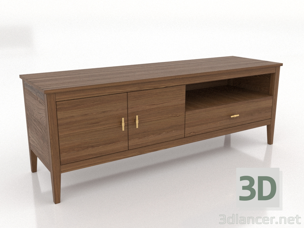 3d модель Тумба ТВ 2 1500 мм (світлий горіх) – превью 3d модель Тумба ТВ 2 1500 мм (світлий горіх) – превью