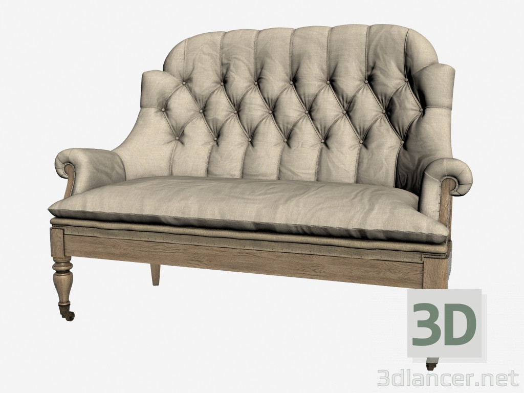 modello 3D Divano KEMPER decostruito (105.006-F01) - anteprima