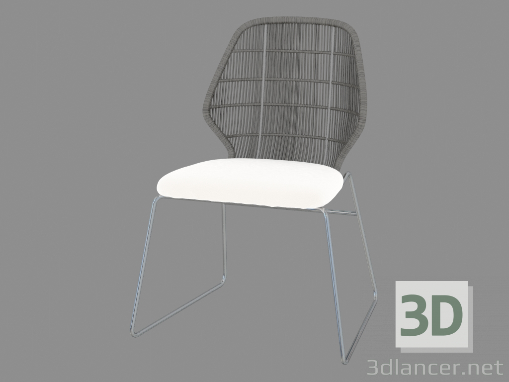 3d model Chair without armrests - preview