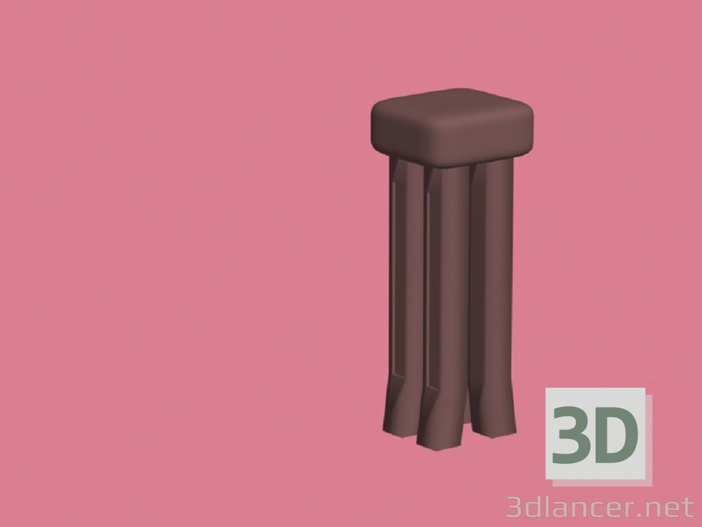 modèle 3D Tabouret - preview