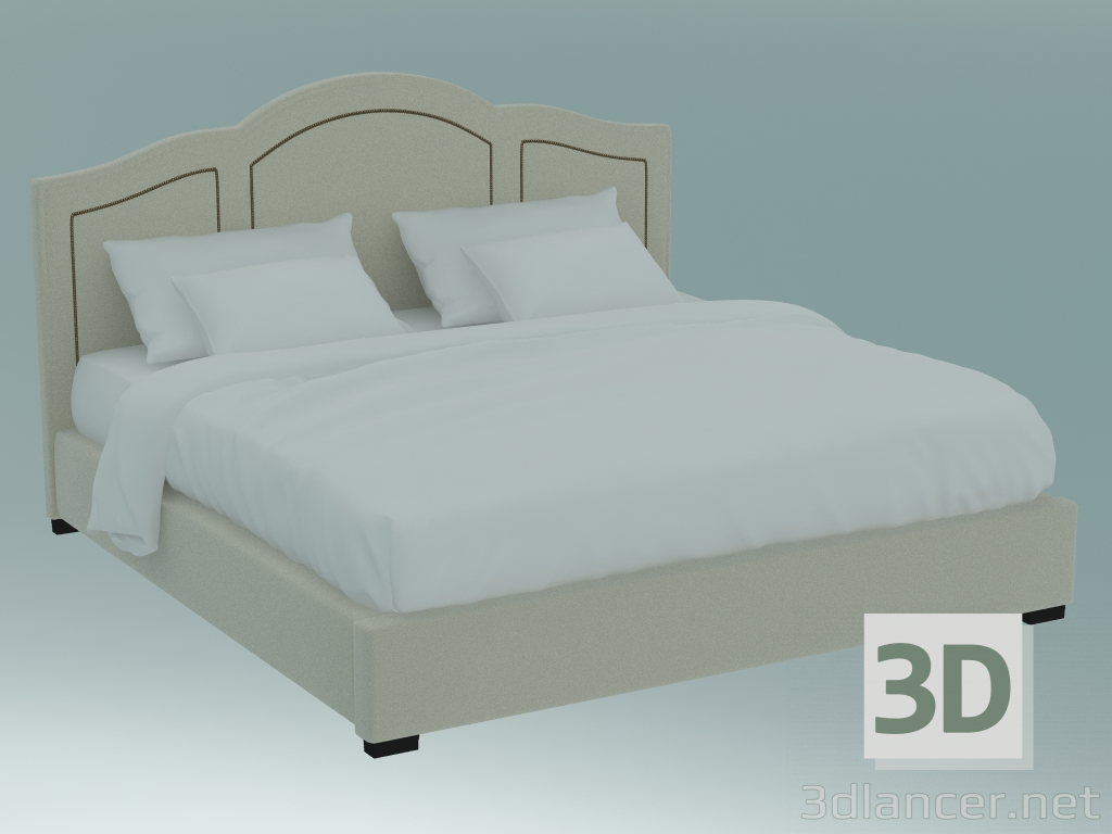 Modelo 3d Cama de casal Sunderland - preview