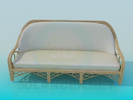 3D Modell Sofa - Vorschau