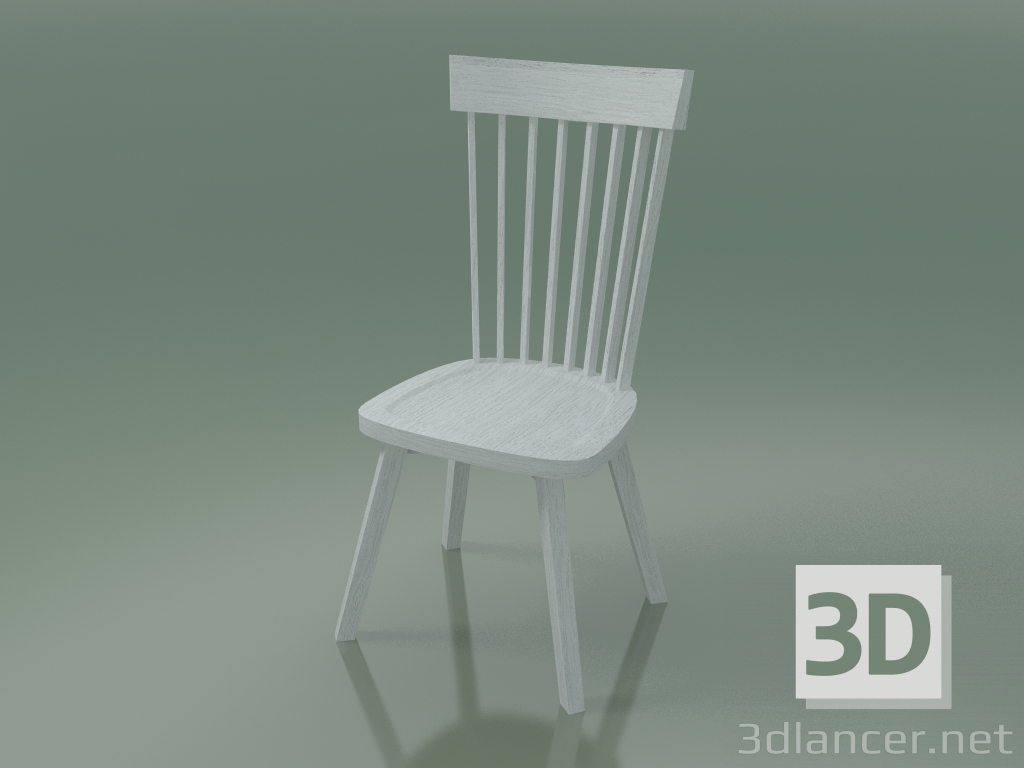 Modelo 3d Cadeira com encosto alto (21, branco) - preview