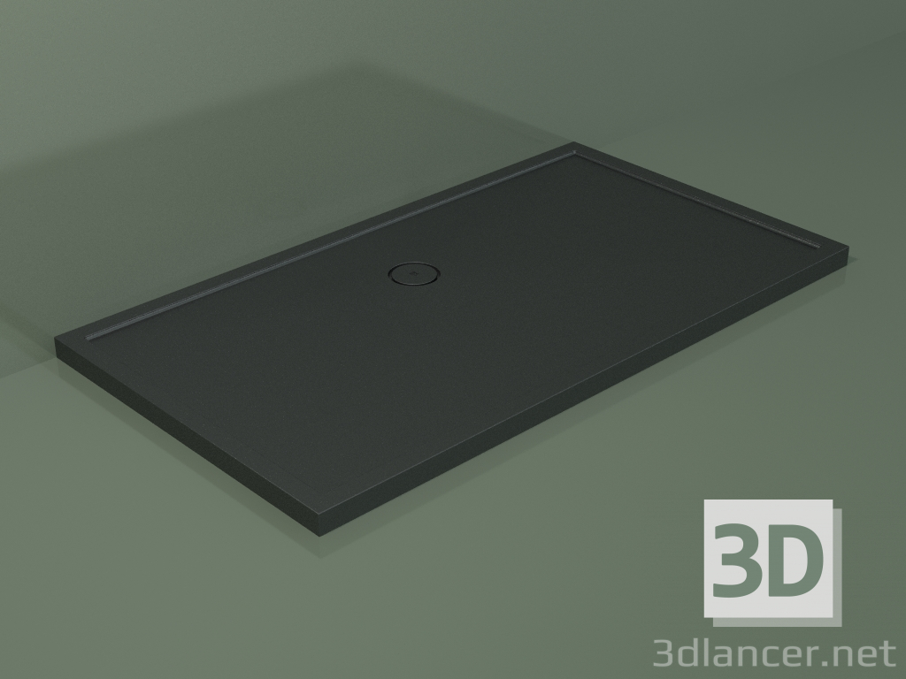 3d model Shower tray Medio (30UM0144, Deep Nocturne C38, 180x100 cm) - preview