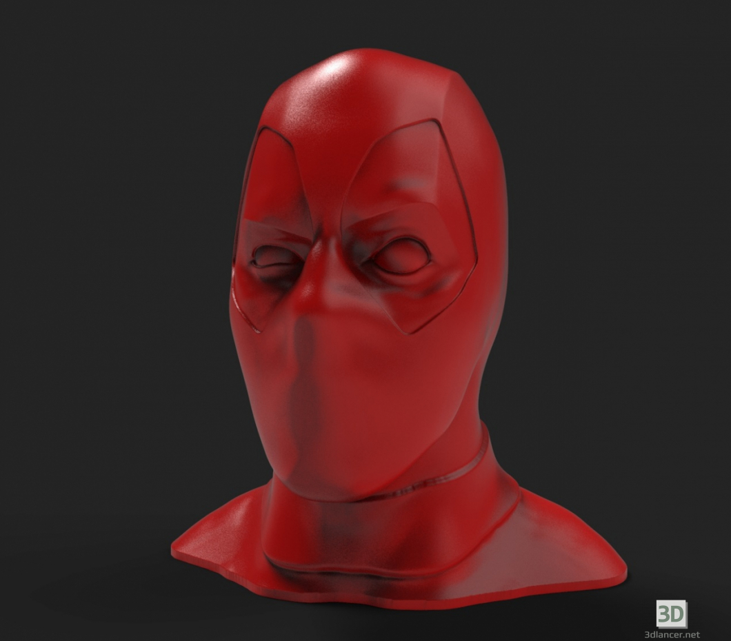 3D Modell Deadpool Stifthalter - Vorschau