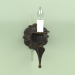 3d model Sconce "Country with candles" - preview