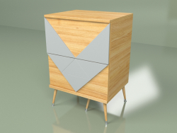 Bedside table Woo Twins (light gray)