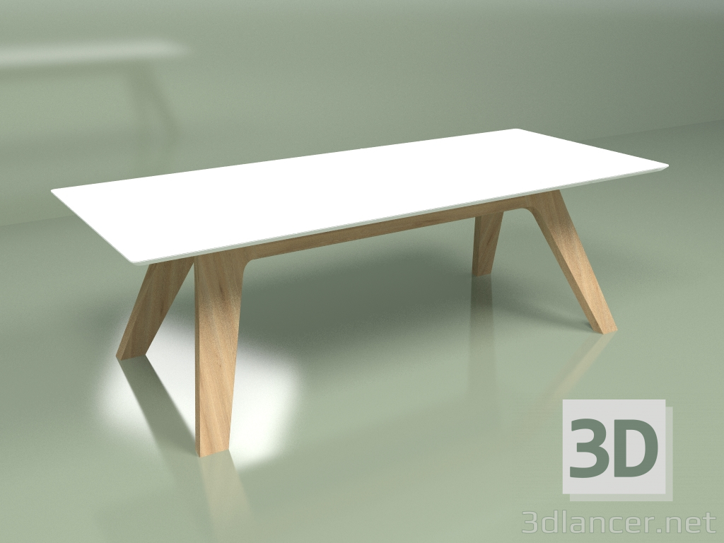 3d model Cuadro TA04 Talla Grande (blanco) - vista previa