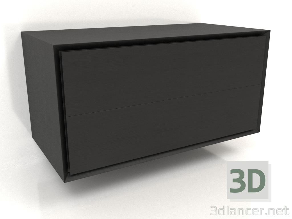 Modelo 3d Armário TM 011 (800x400x400, madeira preta) - preview