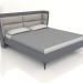 Modelo 3d Cama de casal SPAZIO (A2290) - preview