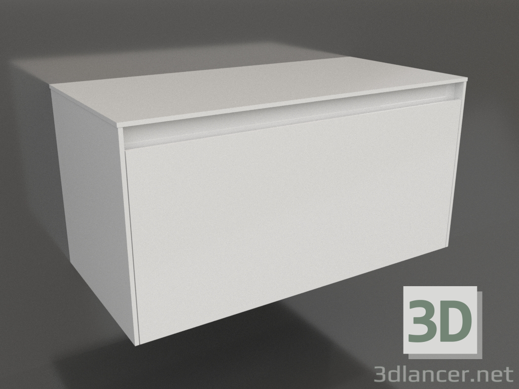 3D modeli Asma dolap 100 cm (MOB0110W+MOB0710W) - önizleme