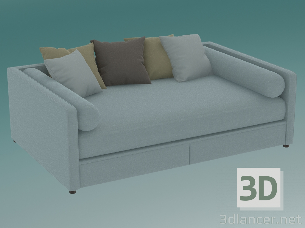 3d model Sofá cama Ripley para niños - vista previa