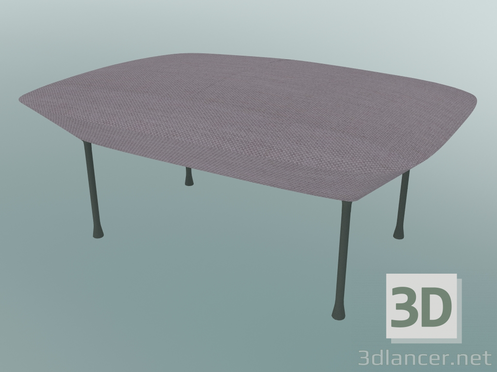 Modelo 3d Poof Oslo (Fiord 551, cinza claro) - preview