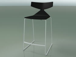 Tabouret de bar empilable 3703 (noir, V12)